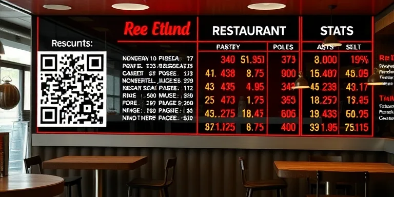 QR Code Restaurant Stats QR Code Restaurant Stats